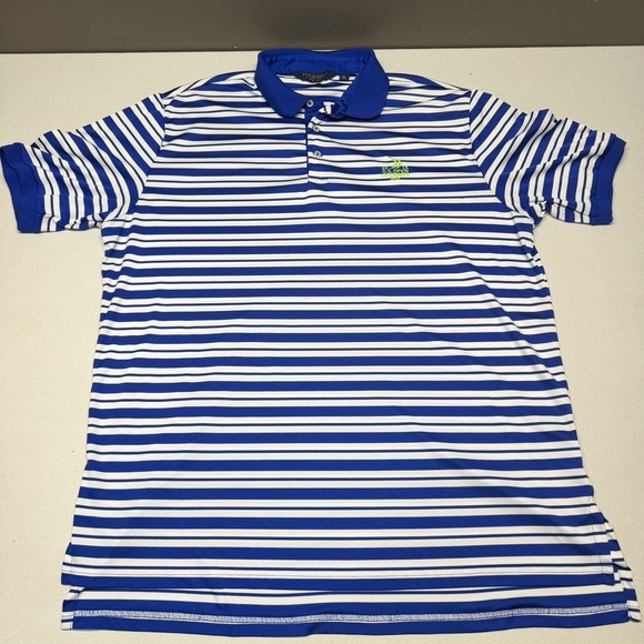Polo Ralph Lauren Other - Ralph Lauren Polo Golf Shirt Mens XL Blue Stripe Green 2015 US Open Chambers Bay